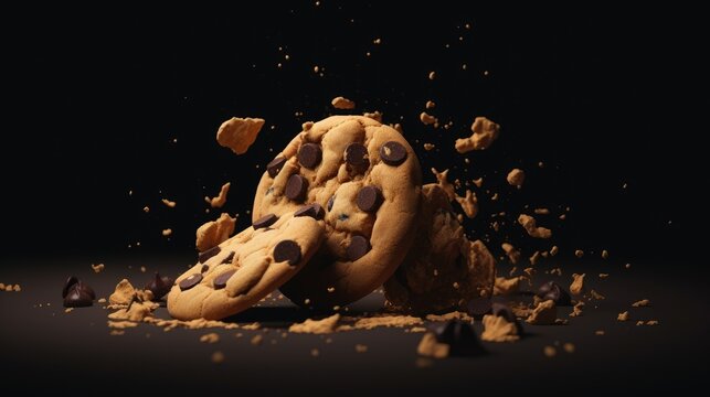 Cookie wallpaper created with generative AI technology