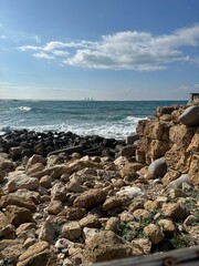 Fototapeta na wymiar The beach of Israel