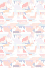 Abstract Patience Illustration Tile pattern, generative ai