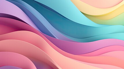 Obraz premium Pastel wallpaper created with generative AI technology