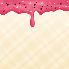Free background Ice cream dripping honey caramel pastel colors cream sweet