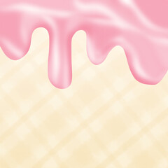 Free background Ice cream dripping honey caramel pastel colors cream sweet