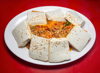 두부김치 Tofu kimchi