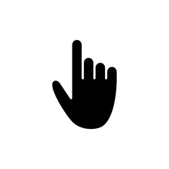 Hand icon vector. hand symbols. palm