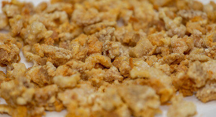 Traditional Brazilian crackling known as 