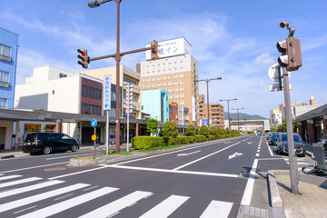 福井県敦賀市　敦賀駅前通り