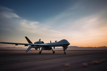 Fototapeta na wymiar military drone