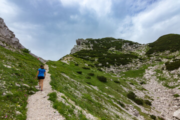 Fototapeta na wymiar Views of Vogel mountain and surrounding area in Slovenia