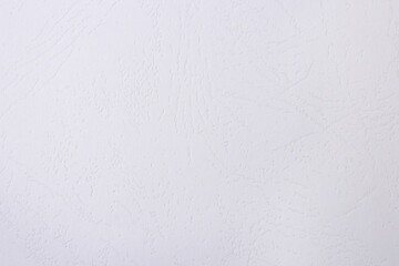 Texture of white paper sheet as background, top view