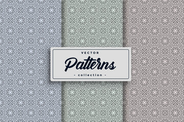 Textile pattern background seamless pattern design, Seamless Geometric Textile Pattern design collection,Seamless textile pattern set collection