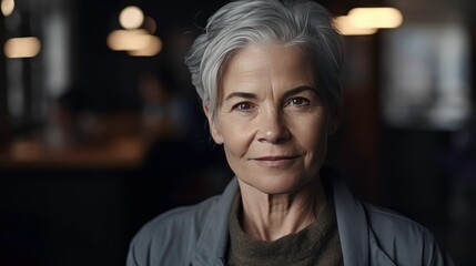 Fototapeta premium A woman with a camera view - AI generated