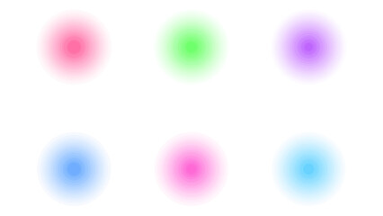 水彩風　ドット