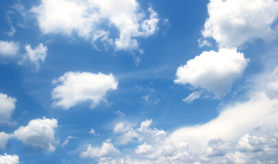 Fototapeta na wymiar sky white clouds