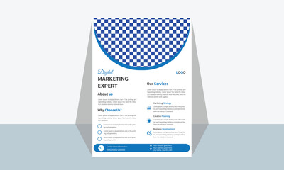 Modern Flyer Design vector Business template presentation