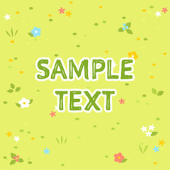 背景イラスト_草原