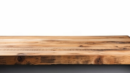 wooden table template for designers. presentation concept. Generative AI