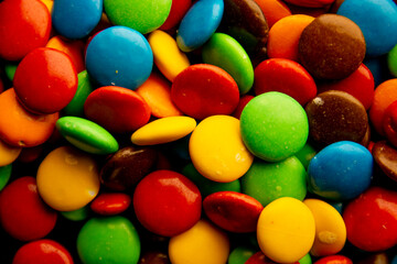 Fondo de pantalla con esferas de colores