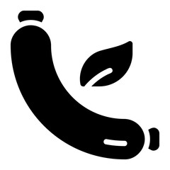 sausage glyph icon
