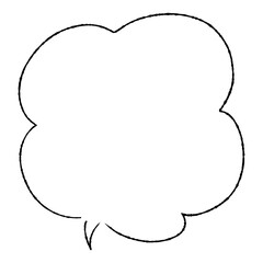 ペンの手描き吹き出し