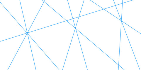 Obraz premium Abstract luxury bule geometric random chaotic lines with many squares and triangles shape background.