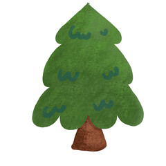  Tree Drawing Isolated on White Background