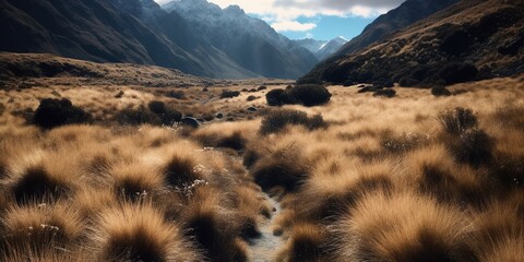black sea landscape, Created by AI generation, AI generative, Created with generative AI tools