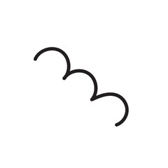 Hand drawn element, black on white background, arrow. star, love, rainbow, leaves, cloud, circle, spring, crowns for poster, banner and social media