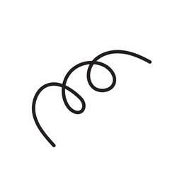 Hand drawn element, black on white background, arrow. star, love, rainbow, leaves, cloud, circle, spring, crowns for poster, banner and social media