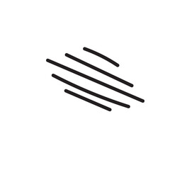 Hand drawn element, black on white background, arrow. star, love, rainbow, leaves, cloud, circle, spring, crowns for poster, banner and social media