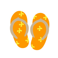 flower Colorful slippers pattern