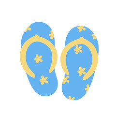 flower Colorful slippers pattern
