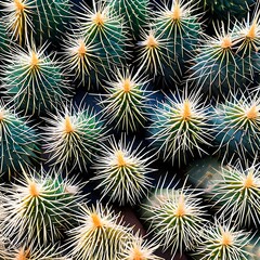 A prickly and spiky texture with cactus needles and thorny vines5, Generative AI
