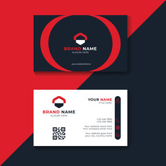 Professional business card template design, Printable double side corporate visiting card design