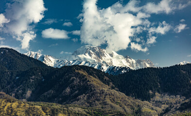 landscape in the mountains