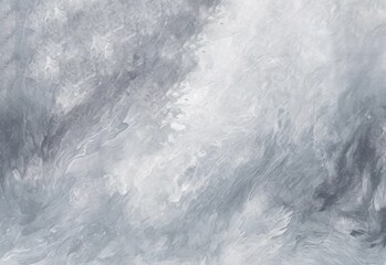 A grey watercolor background with a white water like surface - Generative Ai