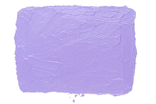 Cutout purple acrylic painting design element.