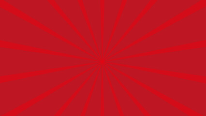 red sunburst background