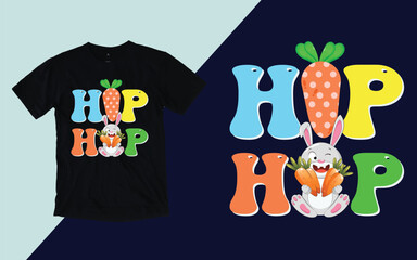 Hip Hop Bunny T shirt, Easter T shirt