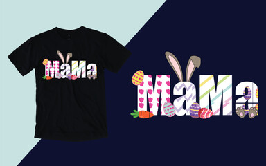 Mama Bunny T shirt, Easter T shirt