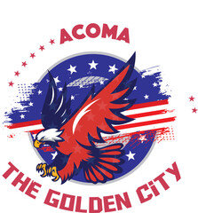 us cities t-shirt designs vector - USA T-shirt Vector