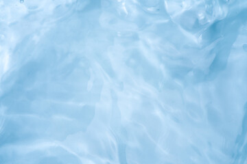 lue clear water texture with splash and bubble.water ripples background.	

