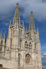 Fototapeta na wymiar gotische Kathedrale Santa Maria in Burgos, Spanien