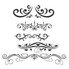 set of elements for design