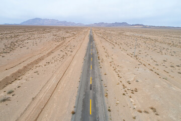 The Road of Khar Turan National Park, Semnan, Iran