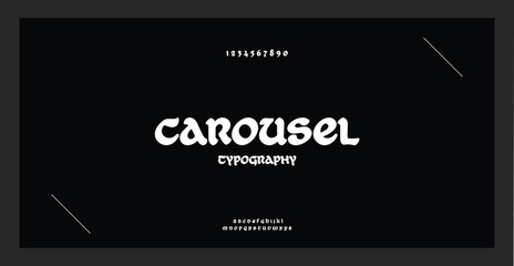 Minimal font creative modern alphabet. Typography with dot regular and number. minimalist style fonts set. vector illustration