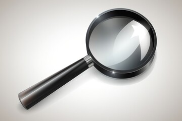 magnifying glass isolated on white