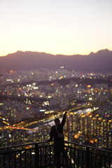 용마산 야경