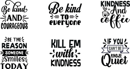 kindness quots svg bundle