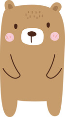 Bear Cute Cartoon Animals Sticker