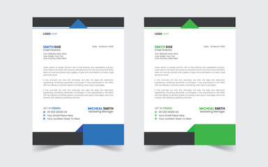 The Best Corporate Letterhead Design Template. Abstract vector layout background set. For art template design, list, front page.
Business brochure flyer design with background, vector eps10